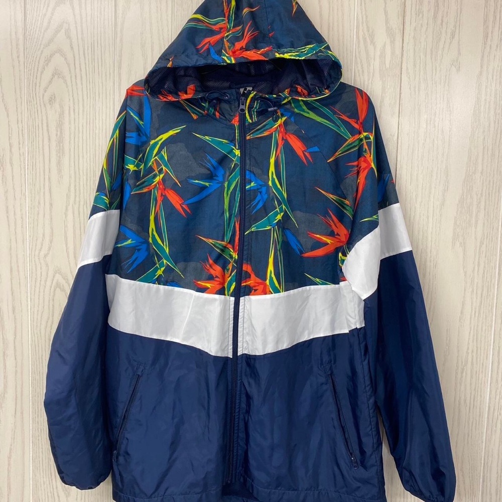 Kids Floral Navy Jacket